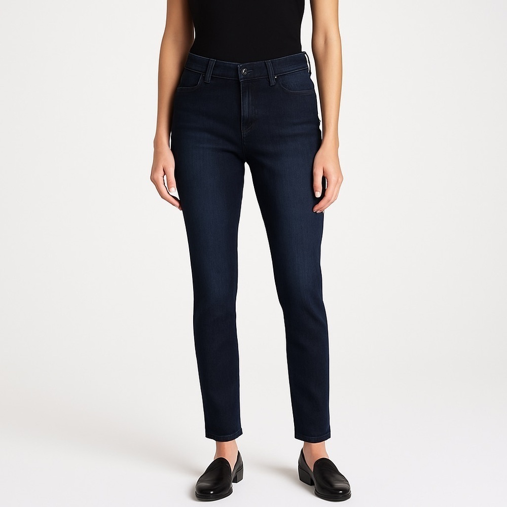 Vince slim stretch denim trousers Adelaide dark wash size 28
